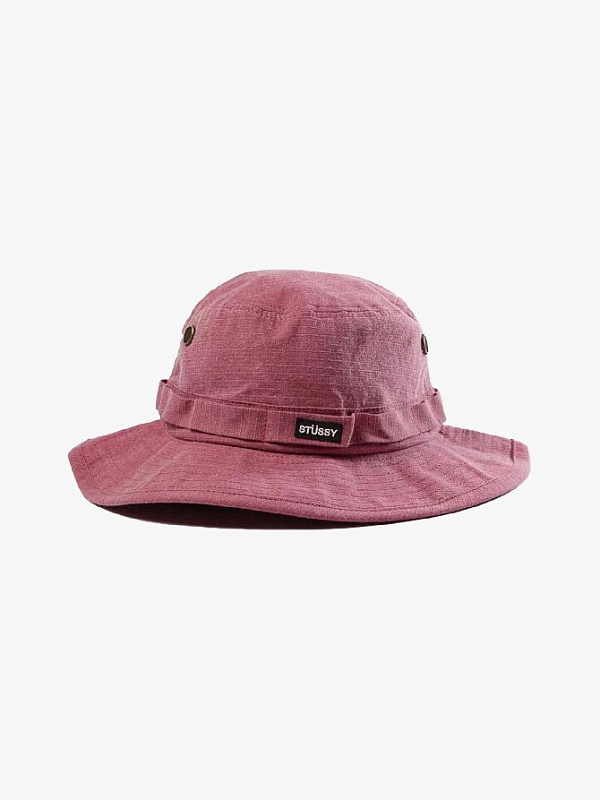 Панама Stussy "Washed Ripstop Boonie Hat" Red